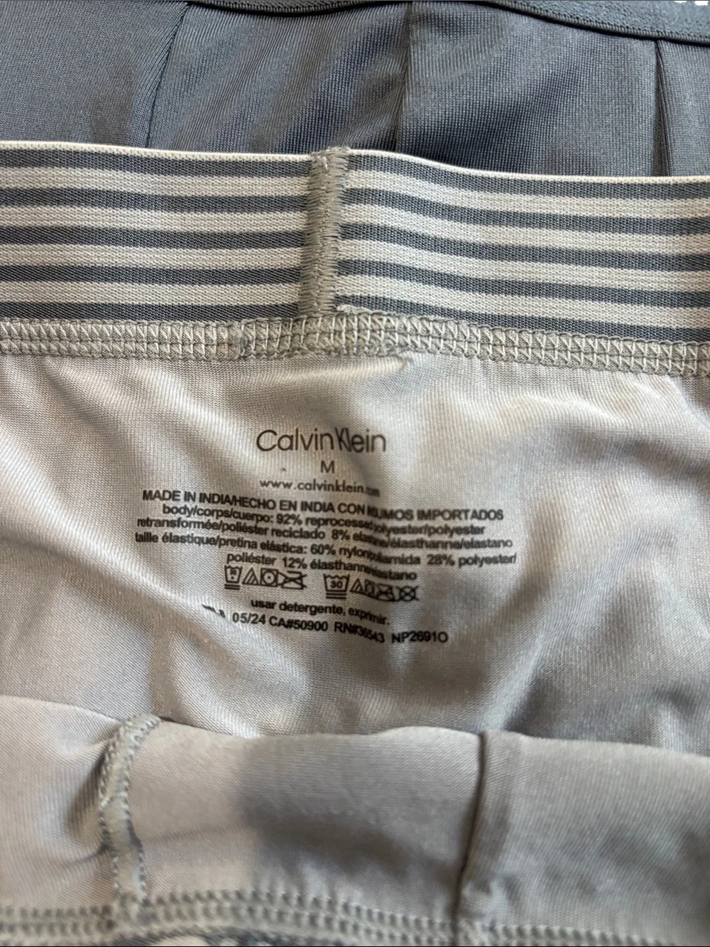 Calvin Klein 3-Pack Boxer Briefs in Black, Charcoal & Light Gray
